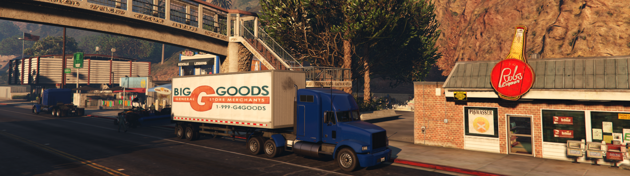 Bastone urban delivery stop